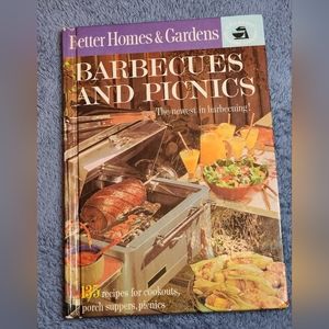Vintage Better Homes & Gardens "Barbecues and Picnics" Cookbook Meredith 1963‎